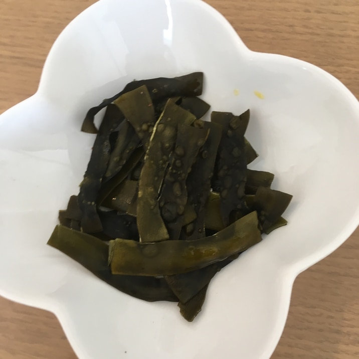 ダシがら昆布でもう一品 ぽりぽり昆布